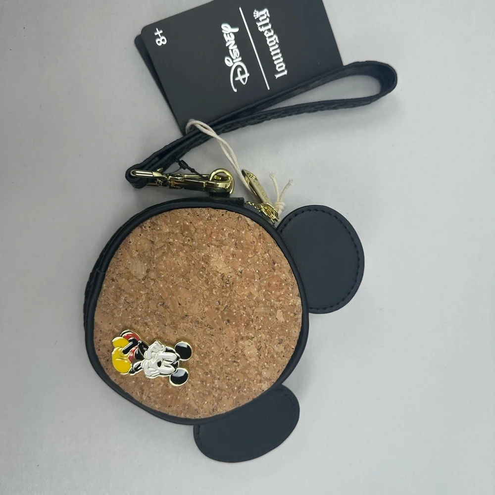 Loungefly Disney Mickey Mouse Cork Pin Display Coin Purse - BoxLunch Exclusive